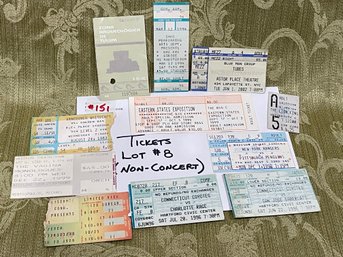 Vintage Non-Concert Tickets Lot #8