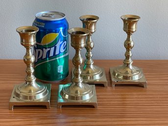 4 Brass Candlesticks