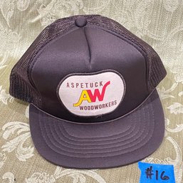 'Aspetuck Woodworkers' (CT) Vintage Trucker Hat