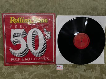 Rolling Stone Presents 50's Rock & Roll Classics Vintage Vinyl Record