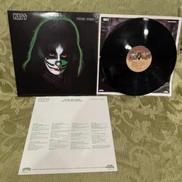 KISS Peter Cross 1978 Vinyl Record NBLP 7122 Promo Copy