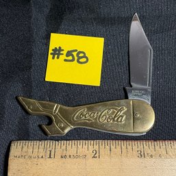 'Coca Cola' Sexy Leg Pocket Knife - Vintage Advertising