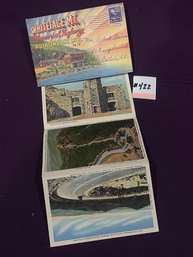 Whiteface Mt. Memorial Highway Souvenir Postcard Folder VINTAGE