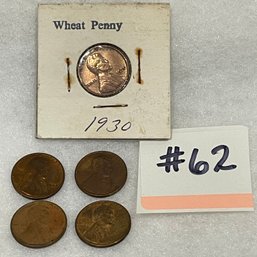 Wheat Pennies Lot - Including Shiny 1930