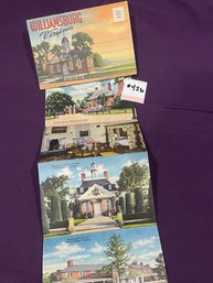 Souvenir Postcard Folder Of Williamsburg, Virginia VINTAGE