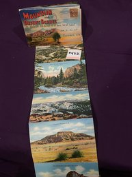 Mountain And Desert Scenes In New Mexico Souvenir Postcard Folder VINTAGE
