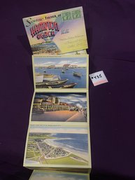 Souvenir Postcard Folder Of Hampton Beach, New Hampshire VINTAGE