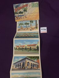 'The Sunshine City' St. Petersburg, FL Souvenir Postcard Folder VINTAGE