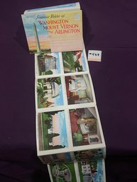 Souvenir Postcard Folder Of Washington - Mount Vernon & Arlington VINTAGE