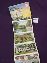 Souvenir Postcard Folder Of Springfield, Massachusetts VINTAGE