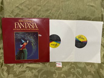 Disney's Fantasia Movie Soundtrack (Double Album Set) 1982 Vinyl Records V-104
