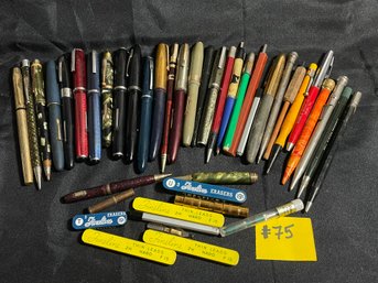 Super Lot Of Fountain Pens, Mechanical Pencils & More