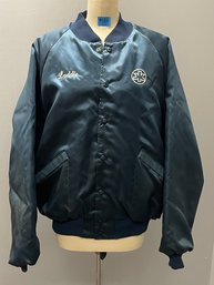 Kimberly Clark 'Receiving' Employee Vintage Satin Jacket - Size Large