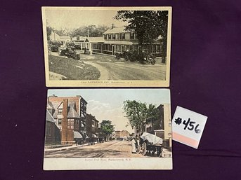 Set Of 2 Mamaroneck, NY Antique Postcards