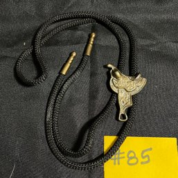 Western Horse Saddle Bolo Tie - Vintage