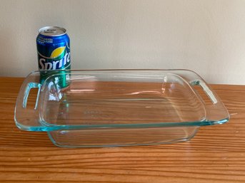 Pyrex 7' X 11' Clear Glass Baking Dish With Open Handles