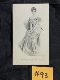 1901 'the Howard Chandler Christy Girl' Antique Postcard