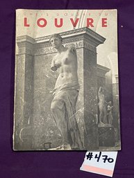 THE LOUVRE Paris, France Museum Guide Book - Vintage