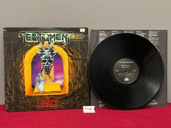 Testament 'The Legacy' 1987 Vinyl LP Record 81741-1 Thrash Metal