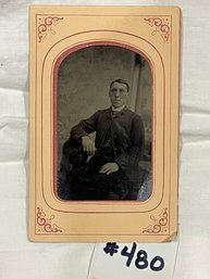 'The Businessman' Antique Tintype Photo