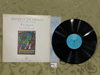'Master Of The Sarangi' Classical Music Of India 1975 Vinyl Record H-72062