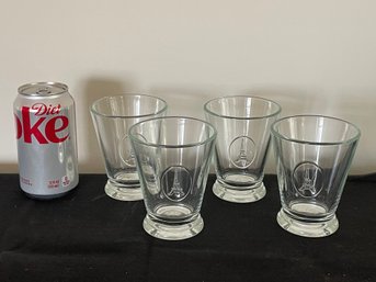Set Of 4 La Rochere 'Eiffel Tower' Glasses - Made In France