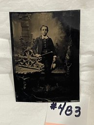 'Fine Young Man' Antique Tintype Photo (W.S. Braidwood)
