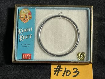 Kiddie Kraft Sterling Silver Child's Bracelet - Vintage