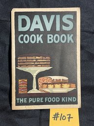 Davis Baking Powder Cook Book 1904 Antique Advertising Ephemera