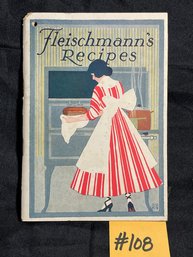 Fleischmann's Recipes 1917 Antique Advertising Cookbook