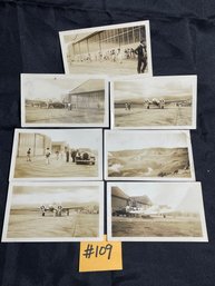 Set Of 7 Antique/Vintage Aviation Photos - Original Airplanes