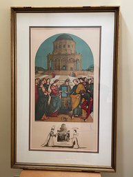 Raphael 'Le Marriage De La Vierge' Salvador Dali Changes In Great Masterpieces Lithograph 1974