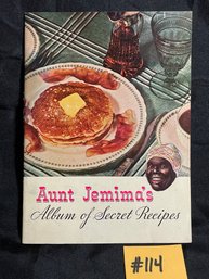 Aunt Jemima's 1935 'Album Of Secret Recipes' Advertising Cookbook