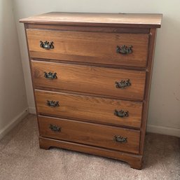 Small Wood 4 Drawer Dresser, Cabinet