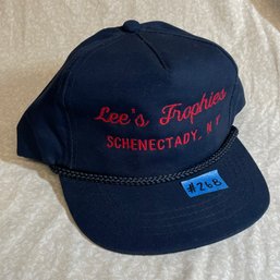 Lee's Trophies Schenectady, NY Vintage Snapback Hat
