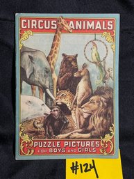 'Circus Animals' California Fig Syrup Advertising Booklet - Antique Ephemera