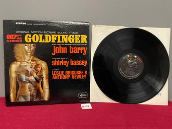 James Bond GOLDFINGER Vintage Vinyl Record Album Soundtrack