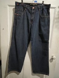 5ive Jungle & Co. Jeans Y2K Baggy Jeans, Size 40