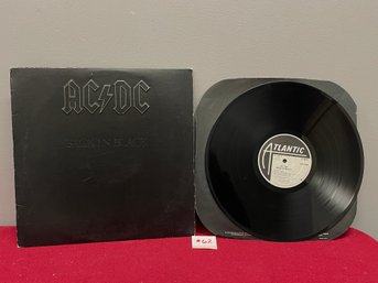 AC/DC 'Back In Black' 1980 Vinyl LP Record SD 16018