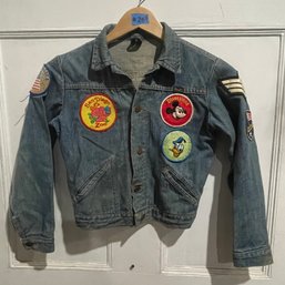 Wrangler Vintage Kid's Denim Jacket With Patches