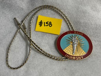 AL BAHR 'Harmony' Bolo Tie - Masonic Collectible