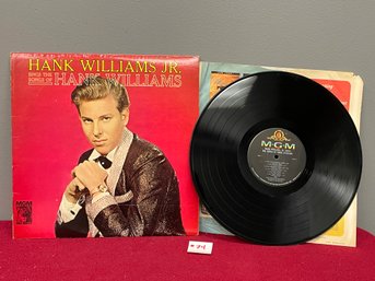 Hank Williams Jr. Sings The Songs Of Hank Williams - Vintage Vinyl Record