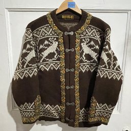 Nordstrikk ALL WOOL Sweater - Made In Norway - Nordic Cardigan