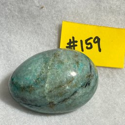 Blue/Green Marble Stone Egg