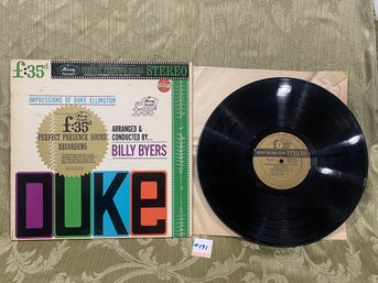 Billy Byers 'Impressions Of Duke Ellington' 1961 Vinyl Record PPS 6028