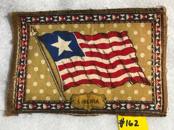 LIBERIA FLAG Antique Tobacco Felt/Silk