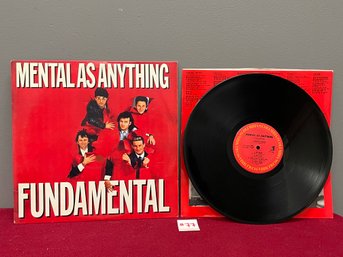 Fundamental 'Mental As Anything' 1986 Vinyl LP Record BFC 40299