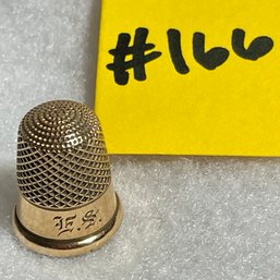 Antique 14 Kt Gold Thimble (6 Grams)