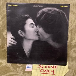 John Lennon & Yoko Ono 'Double Fantasy' Record COVER ONLY GHS 2001