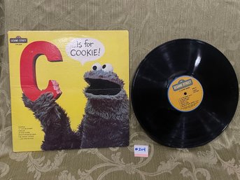 Sesame Street  'C ...Is For Cookie!' Vintage Vinyl Record CTW 22058
